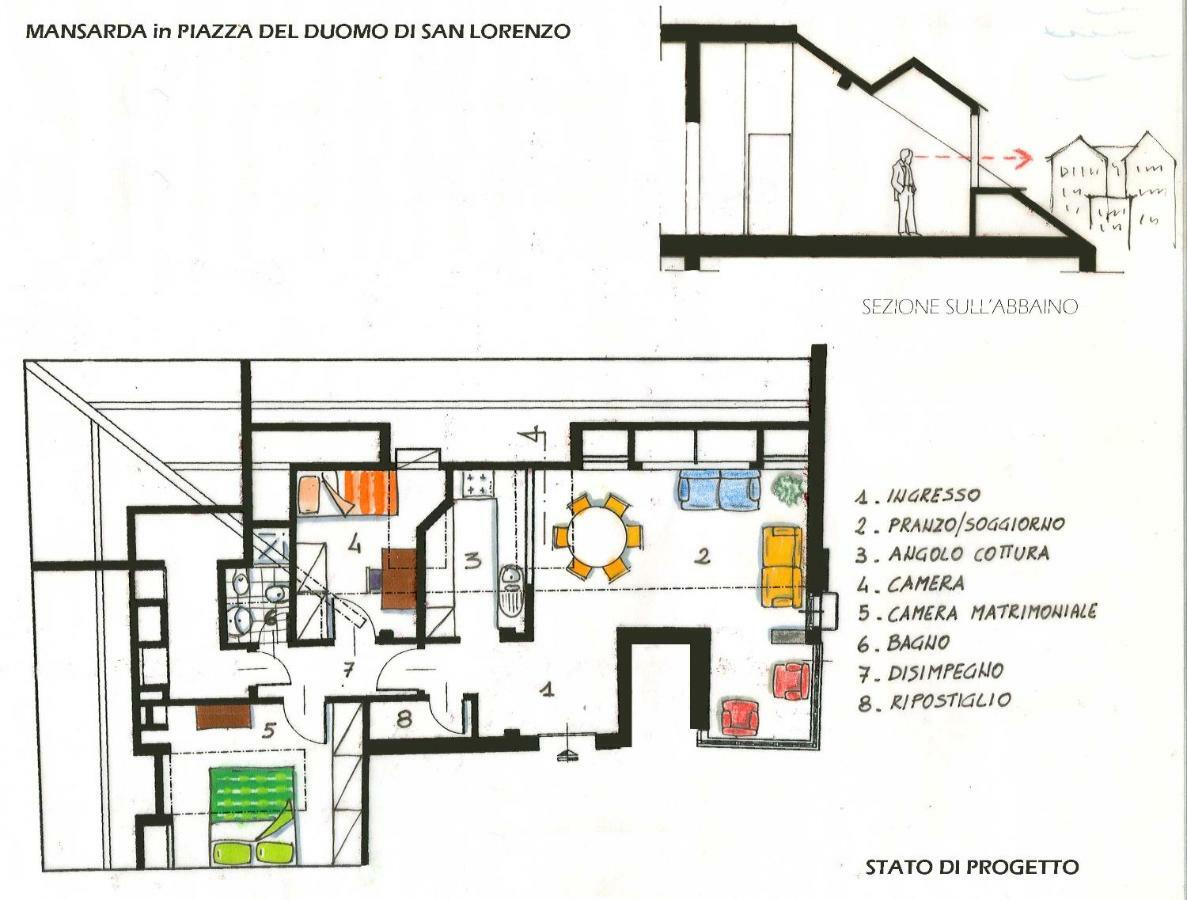 Apartament Loft Fronte Cattedrale Genua Zewnętrze zdjęcie